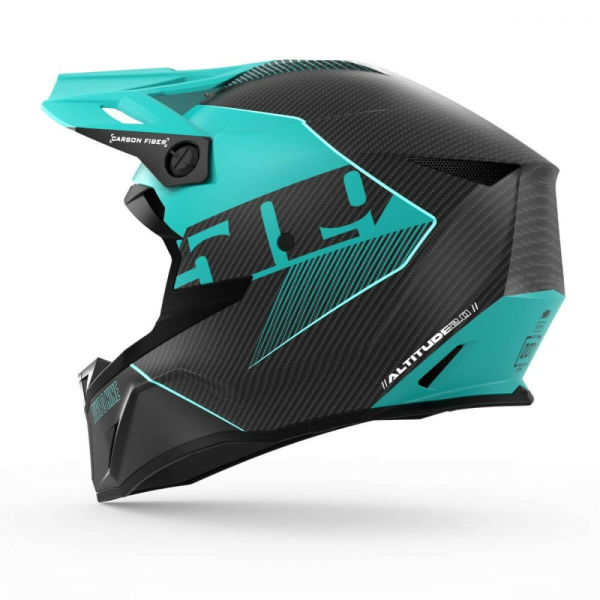 Casca Snowmobil 509 Altitude 2.0 Carbon Fiber 3K (ECE) Hi Flow Emerald-0