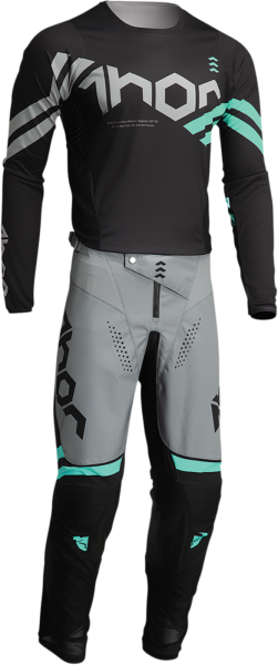 Pantaloni Thor Pulse Cube Black/Gray/Mint-4