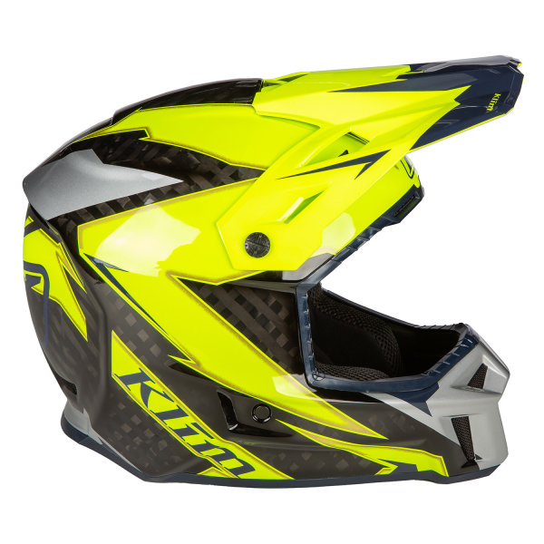 Casca Klim F3 Carbon Off-Road ECE LIGHTNING WHITE-20