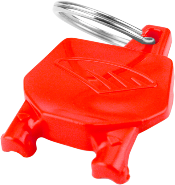 Number Plate Key-ring Red-2