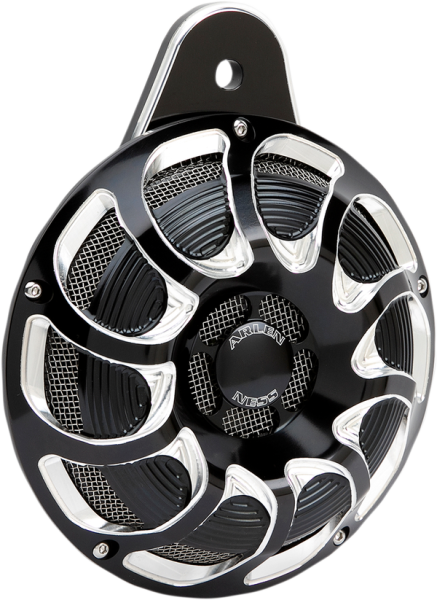 Billet Horn Kit Black, Aluminum, 1, nordicamoto.ro