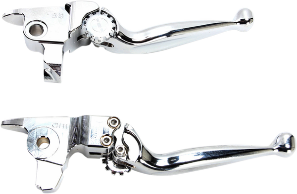 Journey Adjustable Lever Set For Harley Models Silver, 2, nordicamoto.ro