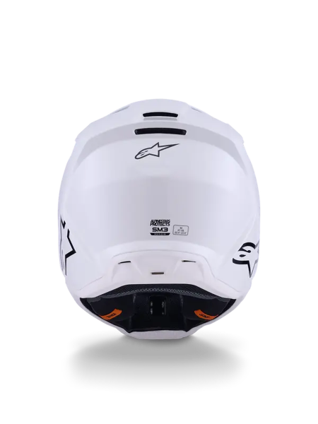 Sm3 Solid Helmet White -2