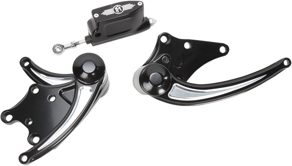Contour Forward Controls Black, Silver Standard, 2, nordicamoto.ro