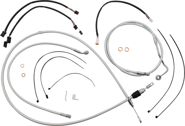Sterling Chromite Ii® Designer Handlebar Installation Kit Silver, 1, nordicamoto.ro
