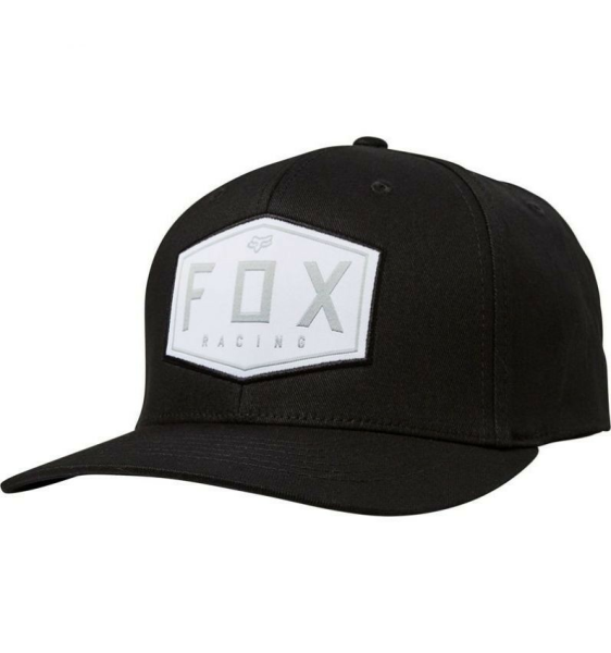 Sapca Fox Crest Flexfit Black/White-fe22e2b4dc174b7fc4619ae11db5a138.webp