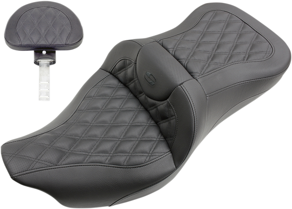 Roadsofa Lattice Stitch Seat Black, 1, nordicamoto.ro