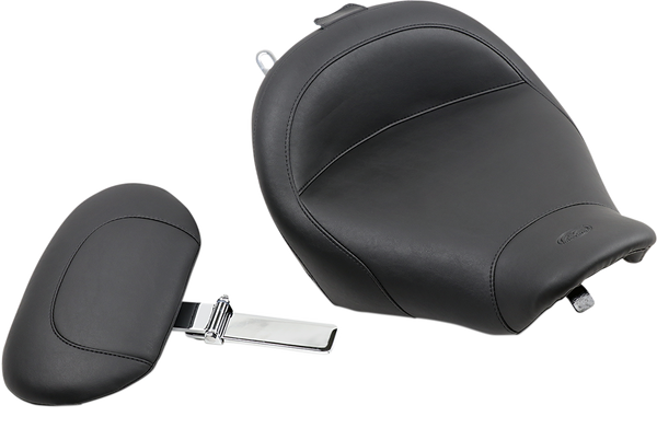 Wide Solo Seat With Removable Backrest Black, 2, nordicamoto.ro