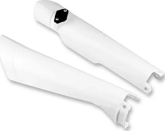 Plastic Fork Guards White-2