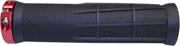 995 Atv Lock-on Grip Black, Red, 1, nordicamoto.ro