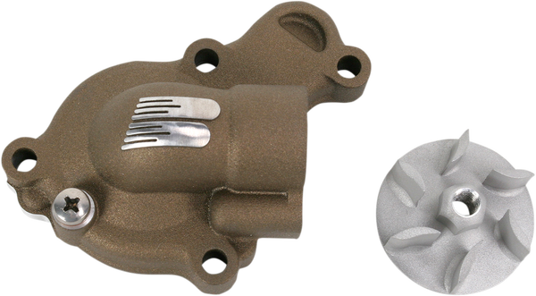 Supercooler Water Pump Cover And Impeller Kit Magnesium, Powder-coated, 1, nordicamoto.ro