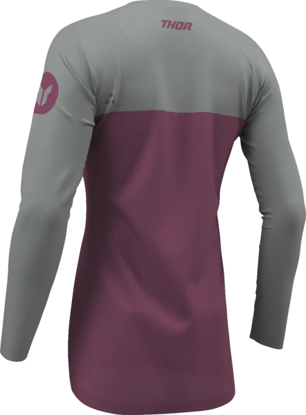 Womens Ridemode Menace Jersey Gray, Purple -4