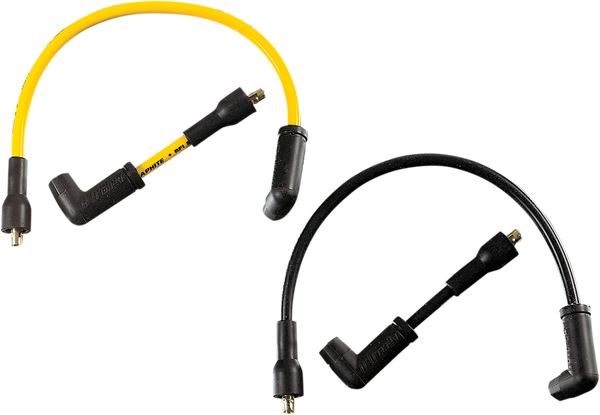 Custom 8.8 Mm Spark Plug Wire Yellow, 3, nordicamoto.ro