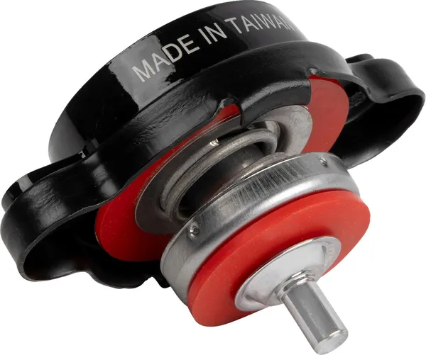 Radiator Cap With Temperature Gauge Black, White -0