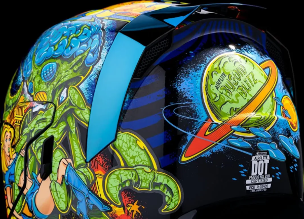 Casca Icon Airflite Bugoid Blitz Multicolor/Blue-2