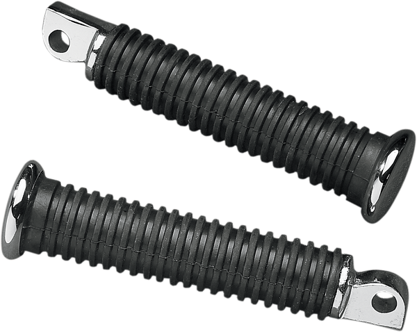 Rubber Vibration-absorbing Passenger Footpegs Black Small, 1, nordicamoto.ro
