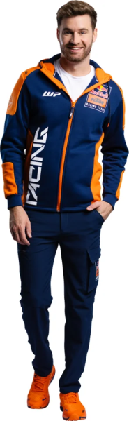 Hanorac KTM Replica Team Zip Orange Navy-3