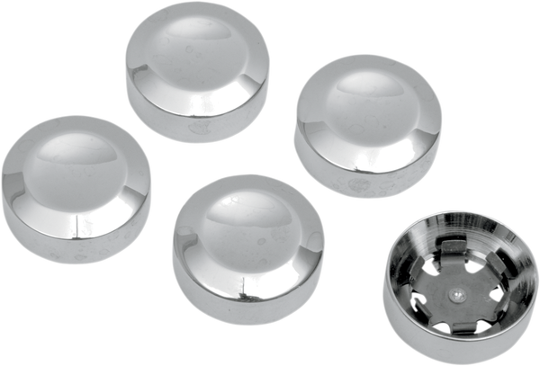 Rear Pulley Bolt Covers Chrome, 1, nordicamoto.ro