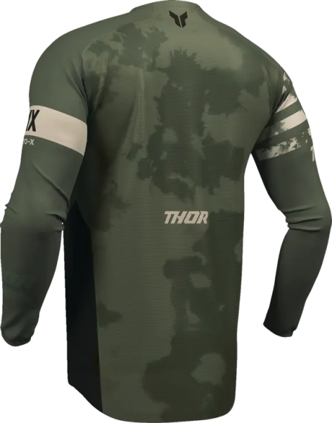 Launchmode Bleach Jersey Green, Black -4