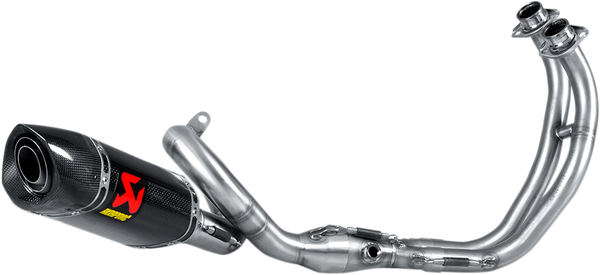 Sistem complet de evacuare Akrapovic Racing Yamaha MT-07 din carbon / oțel inoxidabil - S-Y7R2-AFC-0