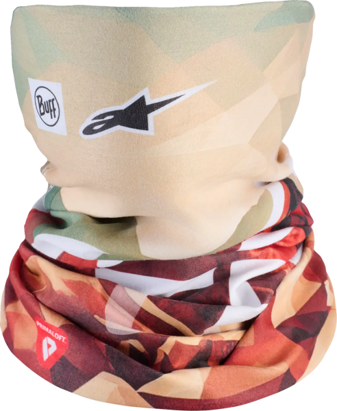 Buff Peaks Primaloft Guler tubular roșu-maro, 1, nordicamoto.ro