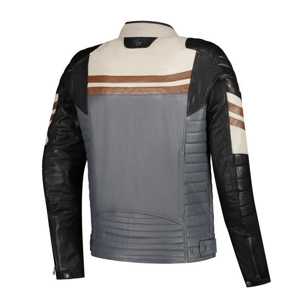 Geaca Rusty Stitches Steve Black/Beige/Light Grey/Maroon-0