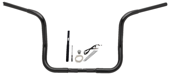 1-1/4(r) Ez Install Round Top Handlebar Kit Black, 3, nordicamoto.ro