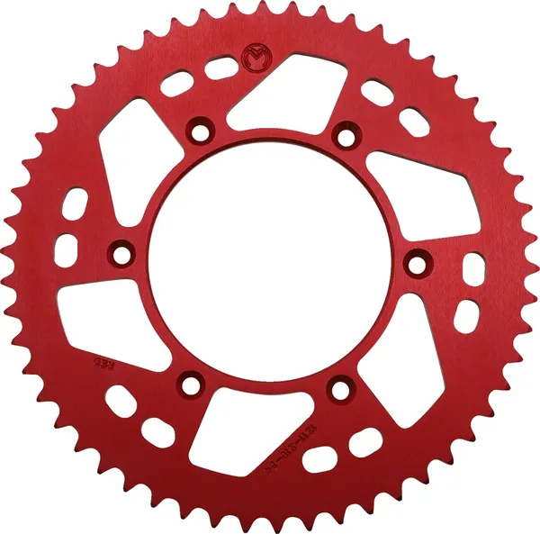 MOOSE RACING Rear Aluminum Sprocket Red 