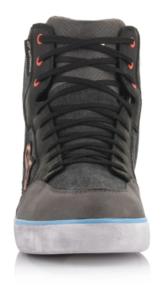 Cizme Alpinestars Primer J-6 Waterproof Canvas Black Anthrcite Light Blue-0