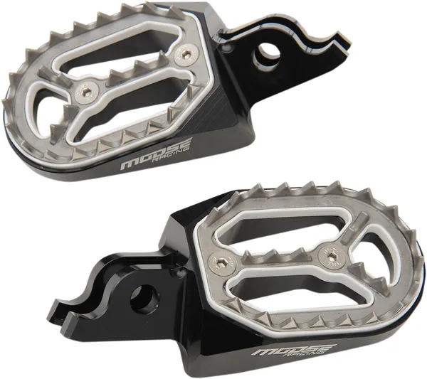 MOOSE RACING Qualifier Footpegs Black -0