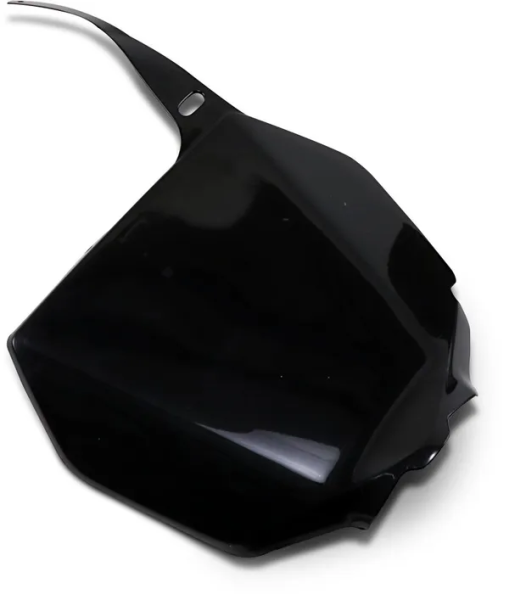 Replacement Front Number Plate Black-0