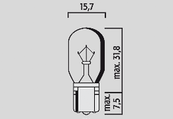 Filament Glass Wedge Bulbs Amber, 1, nordicamoto.ro