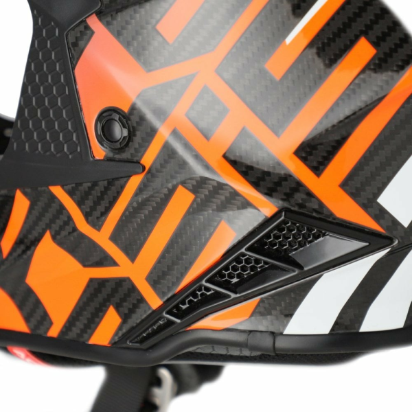 Casca Acerbis Steel Carbon 22.06 Black/Orange-4