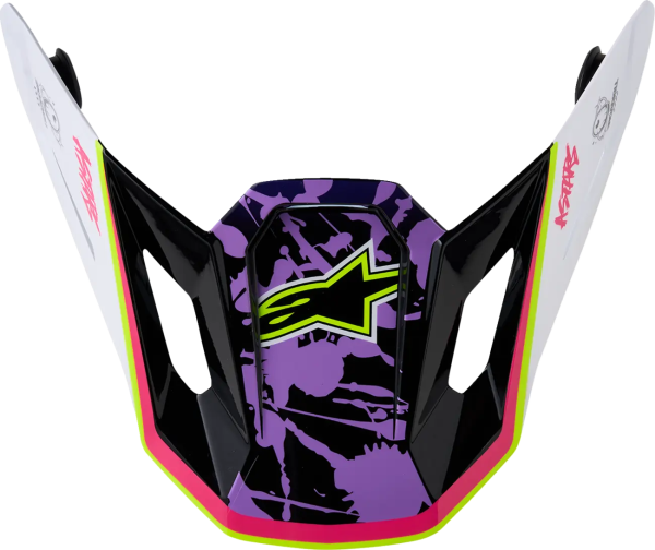 Cozoroc Casca Alpinestars SM7 Blaster Mov/Roz/Alb, 1, nordicamoto.ro
