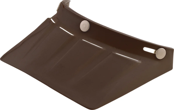 3-snap Vintage Mx Snap On 4-vents Visor Peak Dark Smoke Gray  One size fits all, 1, nordicamoto.ro