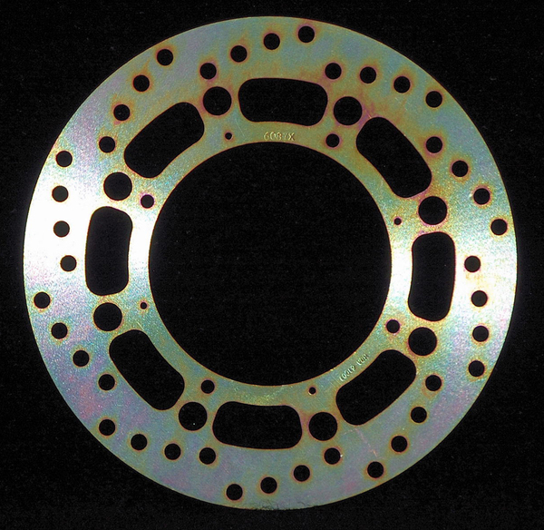 Round D-series Fixed Offroad Brake Rotor Gold, Zinc, 1, nordicamoto.ro