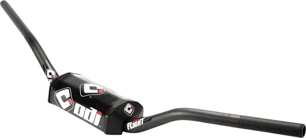 1-1/8(r) Flight Non-crossbrace Handlebar Black-0