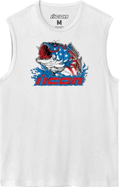 Tricou Icon American Basstard White-2