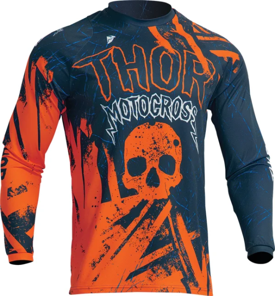 Tricou Copii Thor Sector Gnar Midnight/Orange 2XS, 7, nordicamoto.ro