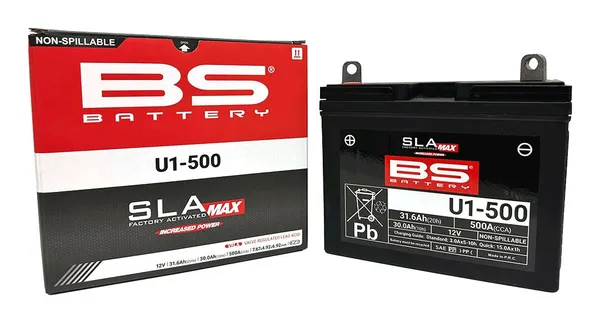 Sla Max Factory- Activated Agm Maintenance-free Battery Black -0