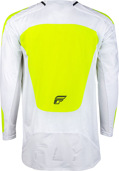 Tricou MX Fly Evolution 138 Alb/Fluo Galben-0