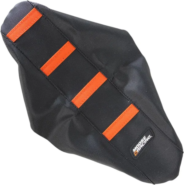 MOOSE RACING Seat Cover Ribbed Ktm Or Black 