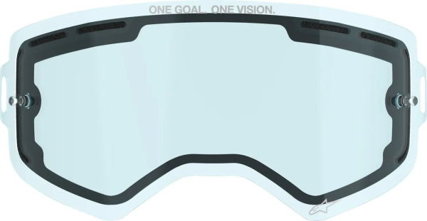 Lentilă Dublă Alpinestars Supertech Wide Vision Roll-Off Blue