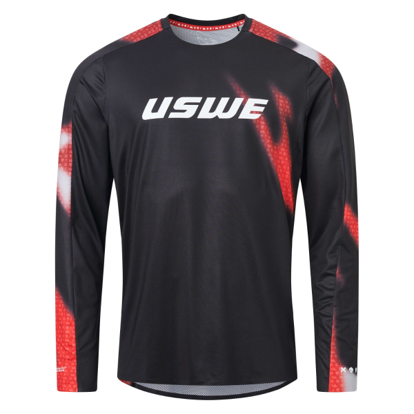 Tricou USWE Kalk Off-Road Flame Red-1