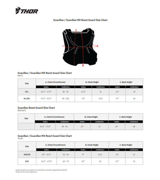 Armura Thor Guardian Mx Roost Deflector Black/White-0