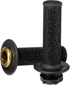 MOOSE RACING 36 Series Clamp-on Grips Black, Gold 
