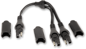 Y-splitter Black, 2, nordicamoto.ro