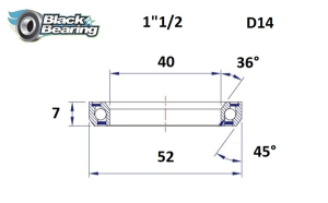Headset Bearing, 2, nordicamoto.ro