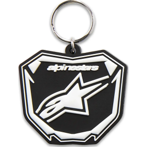 Plăcuță pentru brelocul Alpinestars, negru, alb, nordicamoto.ro