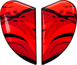 Airform Helmet Side Plates Red 